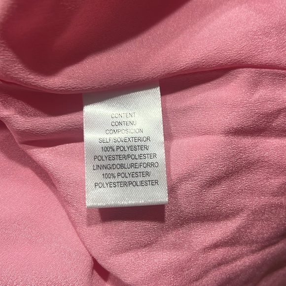 Charles Henry Ruffle Sleeve Floral Faux Wrap Dress in Pink Blossom (1X) - Picture 7 of 9